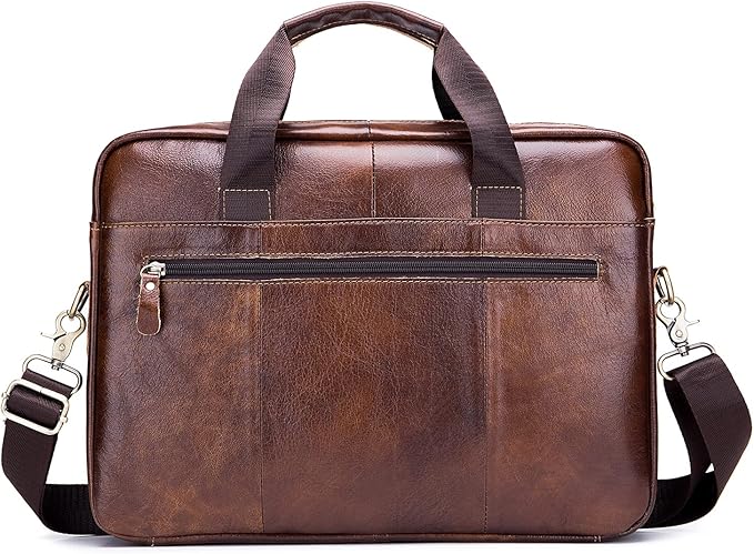 Elliot | Men's Genuine Leather Large Messenger Laptop Bag