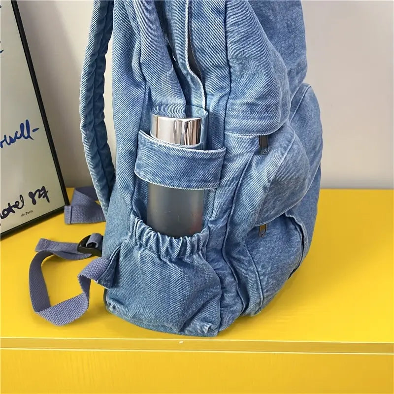 Marla | Women's Large Capacity Vintage Denim Backpack