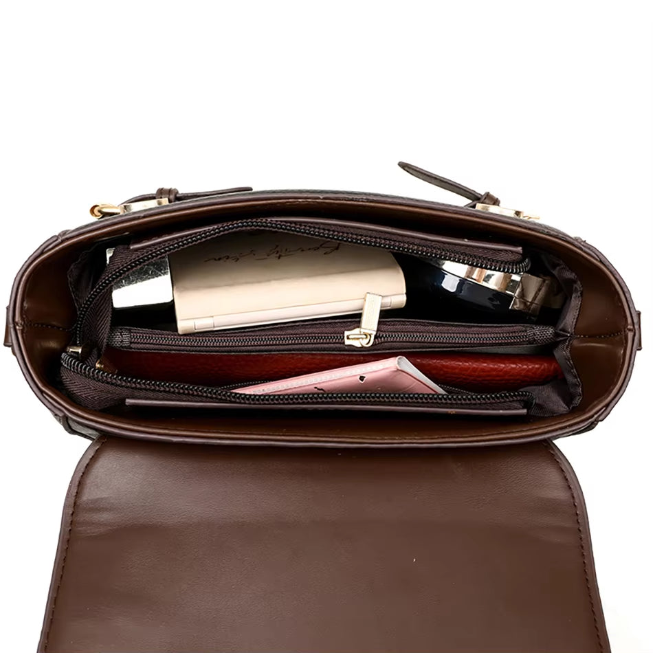 Lily | Women's Elegant Faux Leather Crossbody Handbag