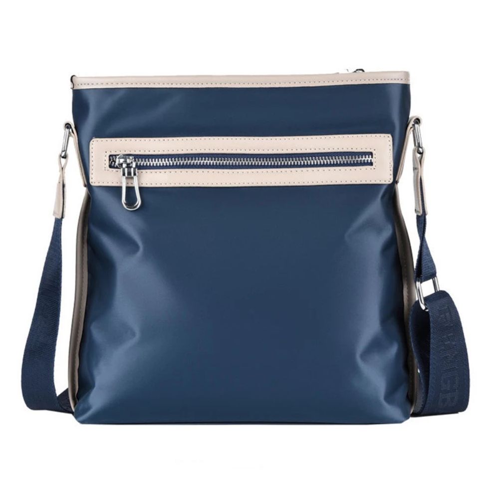 Men's Multi-Compartment Oxford Travel Crossbody Bag