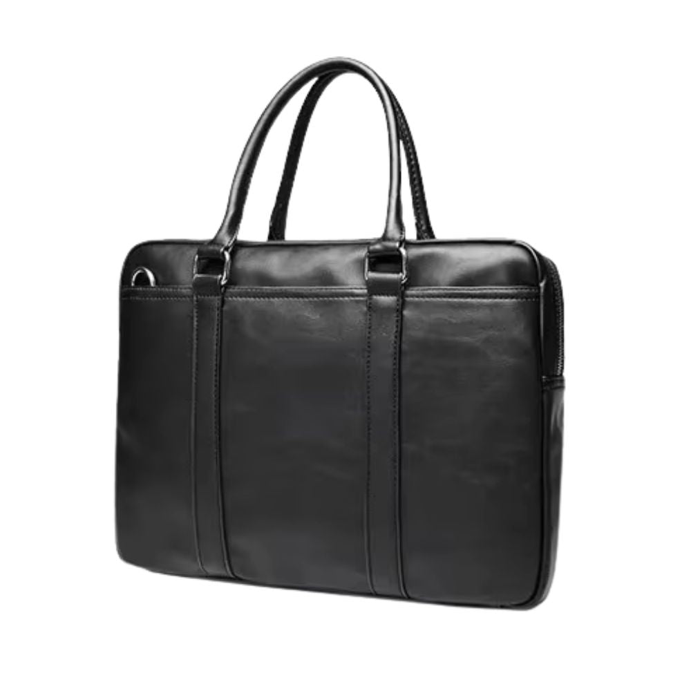 Leighton | Men's Classic Leather Laptop Briefcase Crossbody Messenger Handbag