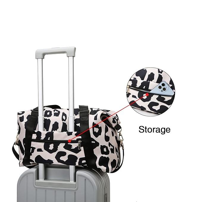 Savannah | Large Capacity Leopard Sports Weekender Travel Duffle Bag