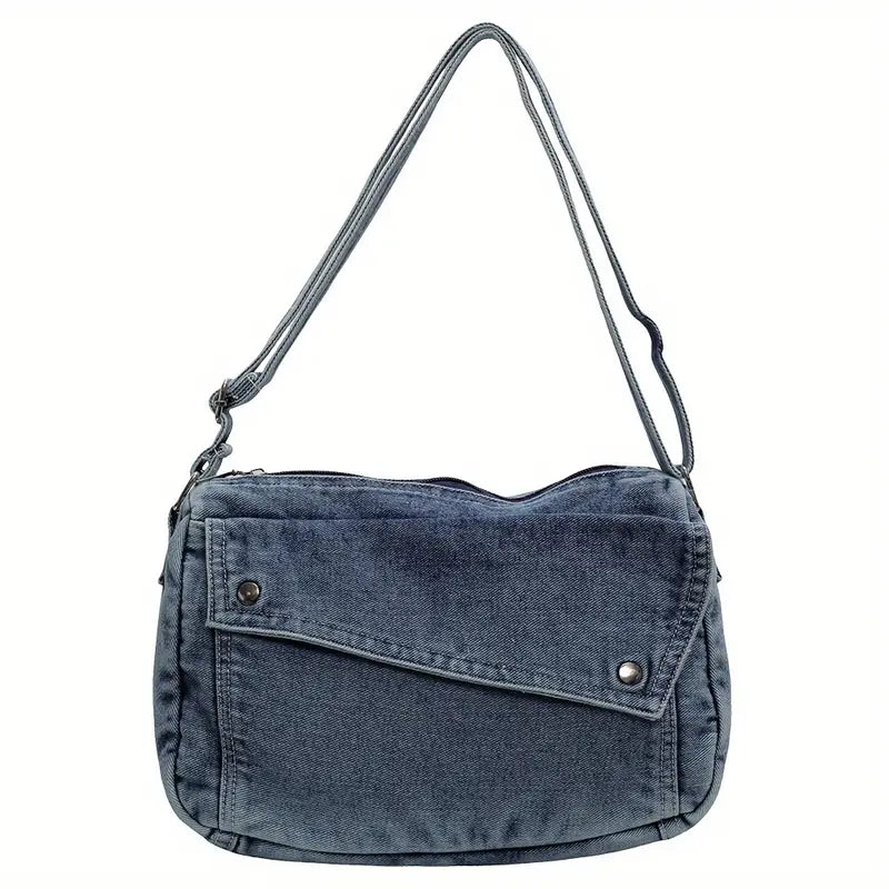 Eloise | Women's Denim Crossbody Messenger Bag