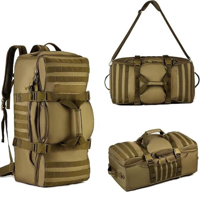 Levi | Men's 60L Tactical Military Travel Rucksack Large Backpack