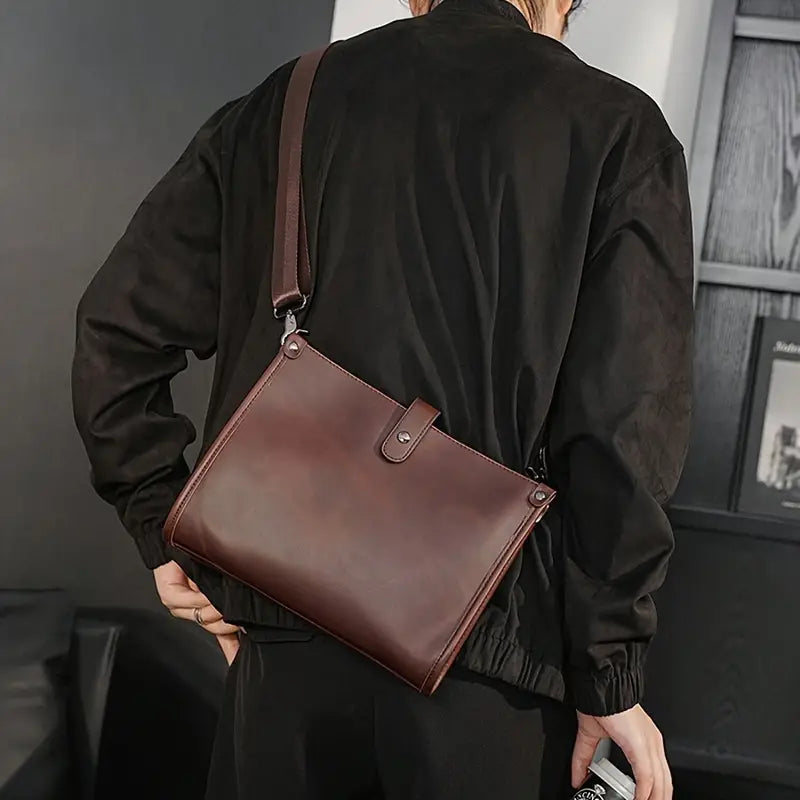 Elijah | Men's Retro Business Crossbody Sling Leather Bag