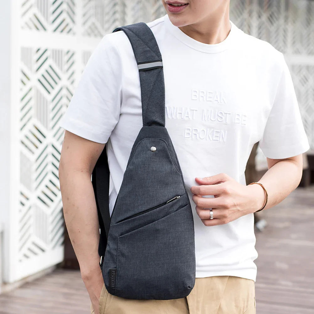 Men's Anti-Theft Crossbody Sling Chest Bag