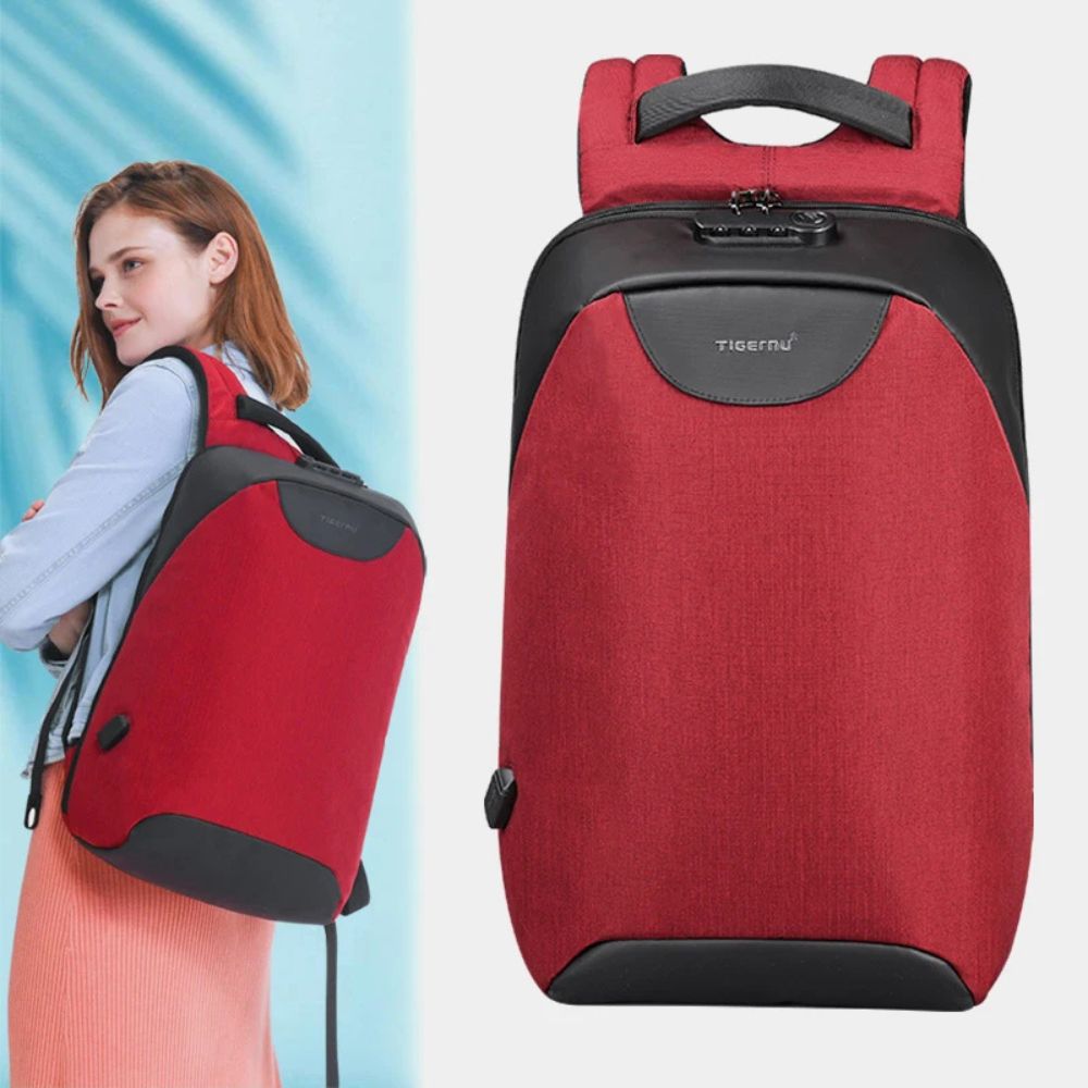 Collins | Men's Waterproof Anti-Theft Travel Laptop Backpack