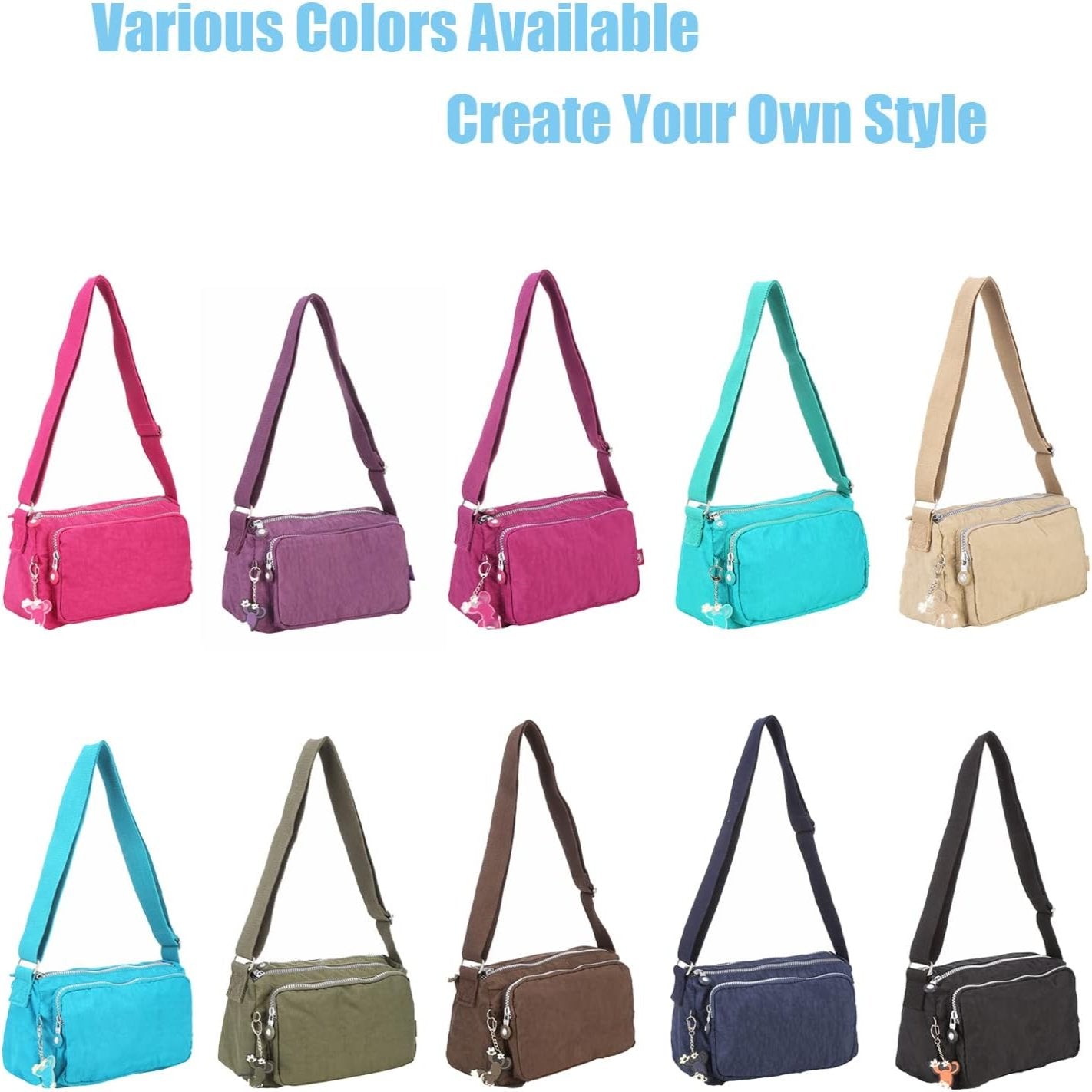 Women's Travel-Ready Secure Crossbody Bag