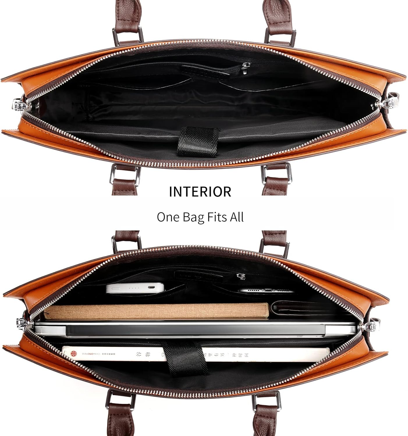 Professional Multi-Compartment Business Briefcase with Smart Storage