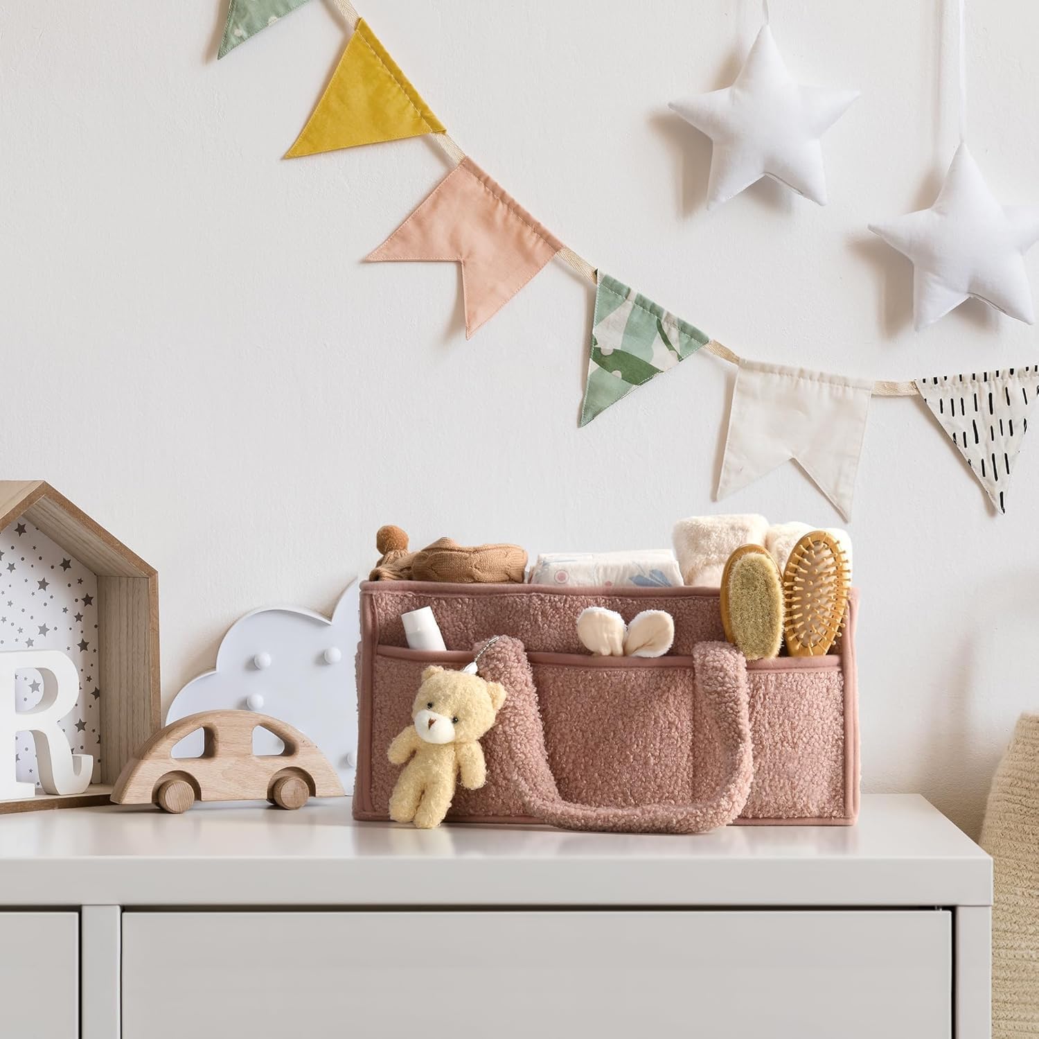 Nappy Caddy Organizer for Diapers, Wipes and Nursery Essentials