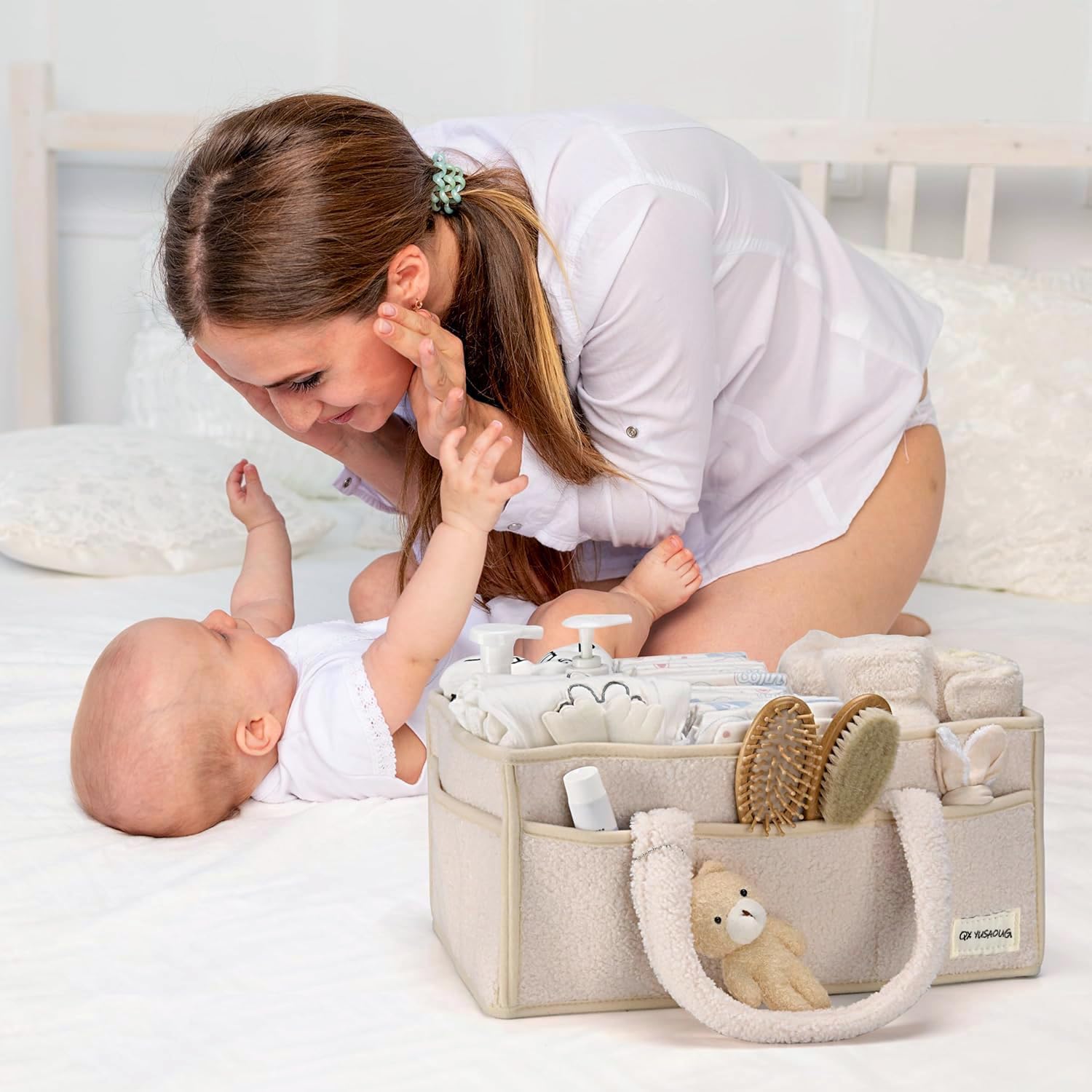 Nappy Caddy Organizer for Diapers, Wipes and Nursery Essentials