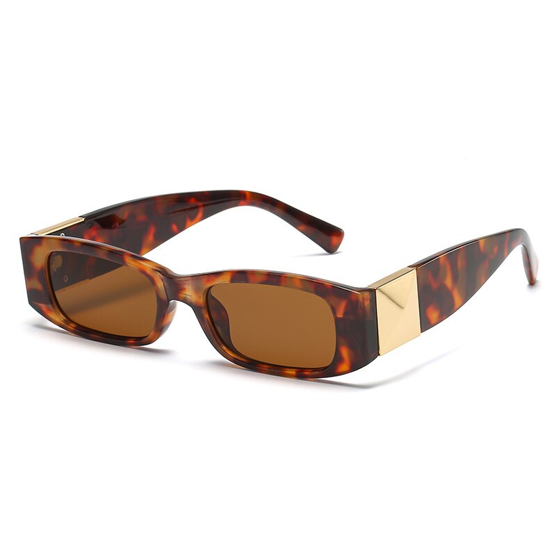 Vintage Small Frame Square Sunglasses Women For Men Fashion Luxury Brand Designer Trend Travel Punk Sun Glasses UV400