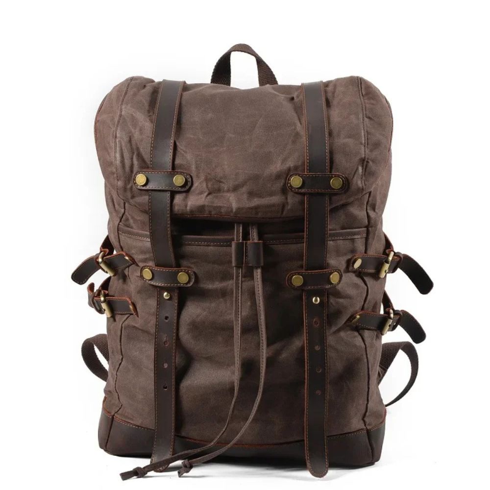 Juniper | Vintage Waxed Canvas Rucksack Travel Backpack