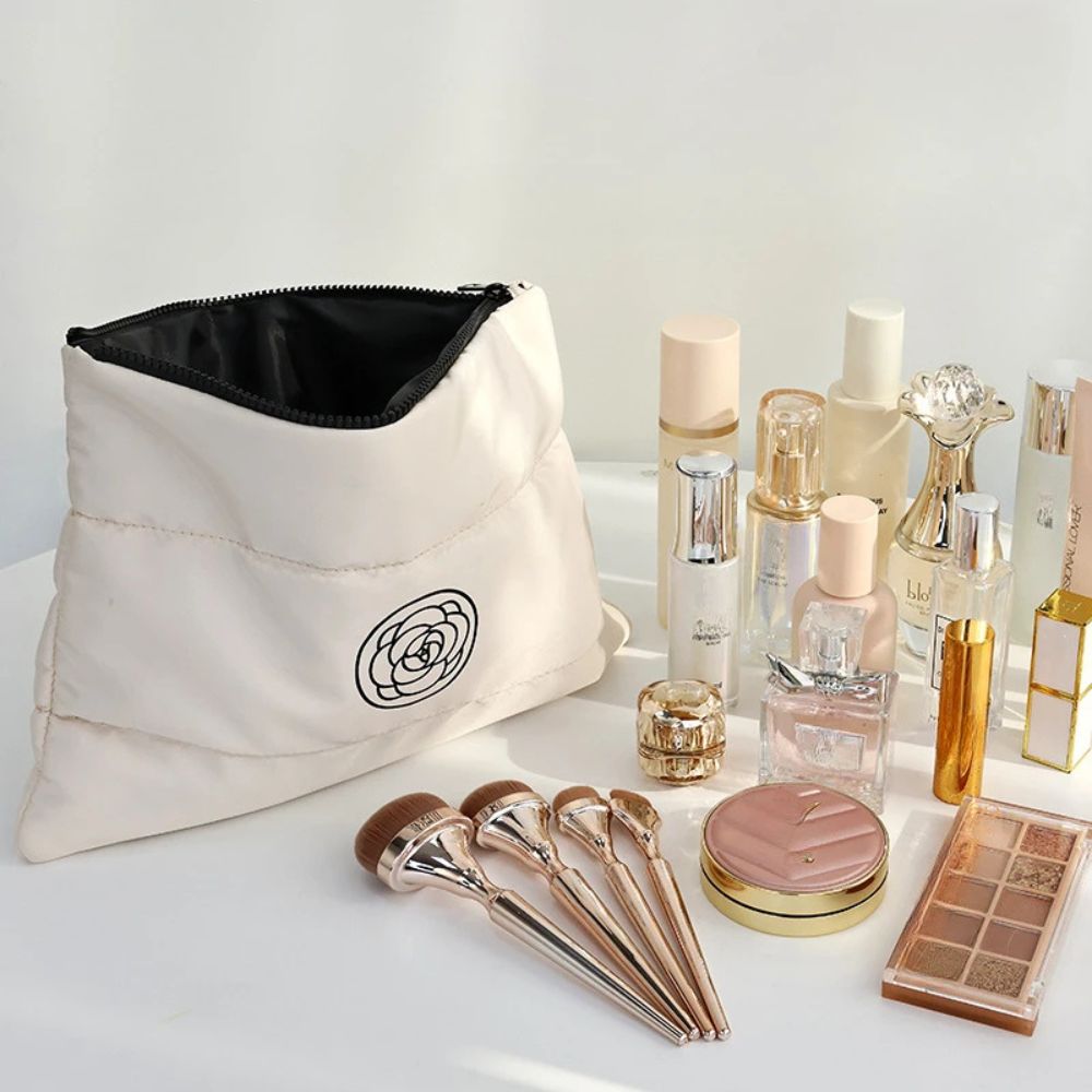 Andrea | Women's Classic Hand-held Cosmetic Makeup Bag
