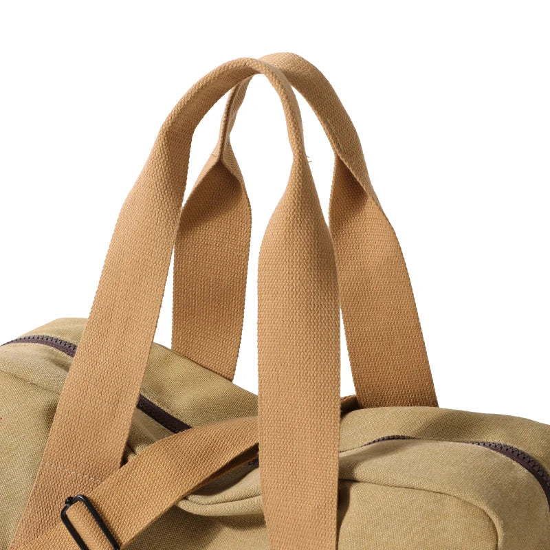 Noah | Men's Vintage Canvas Large Travel Crossbody Messenger Tote Bag