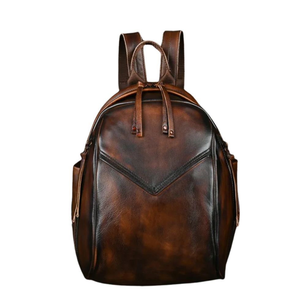 Women's Vintage Leather Travel Backpack