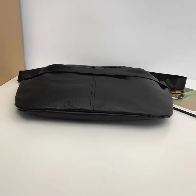 Mason | Men's Retro Leather Large Crossbody Chest Travel Bag
