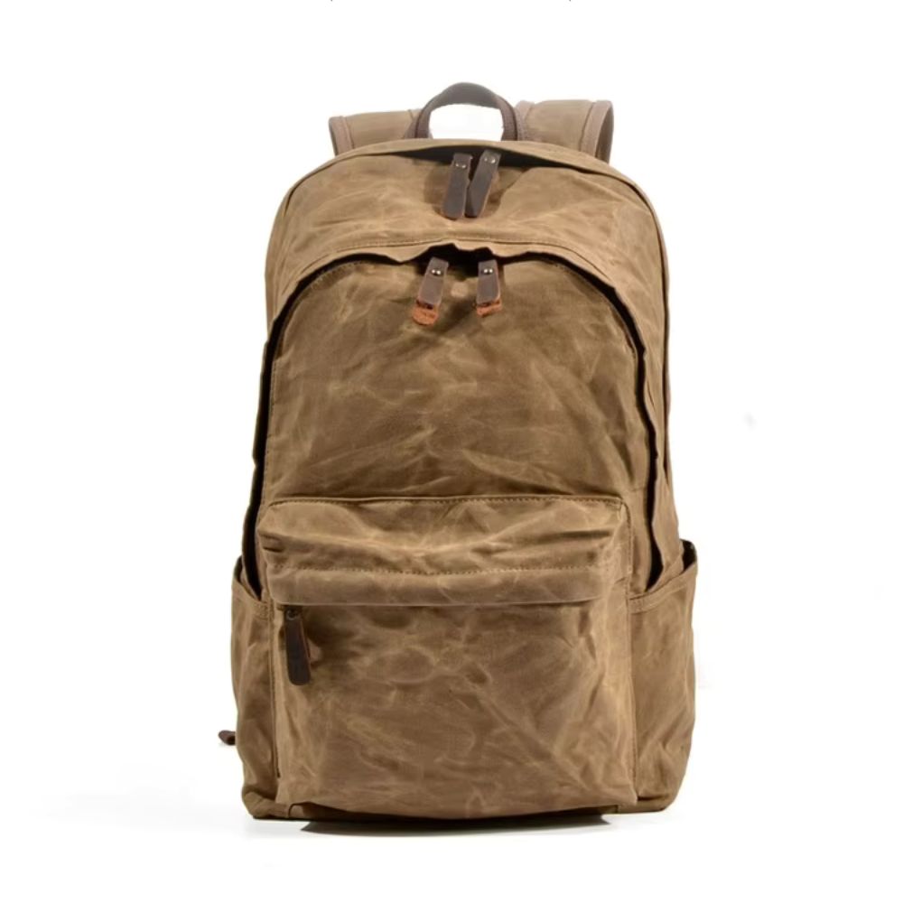 Emery | Vintage Waxed Canvas Travel Backpack