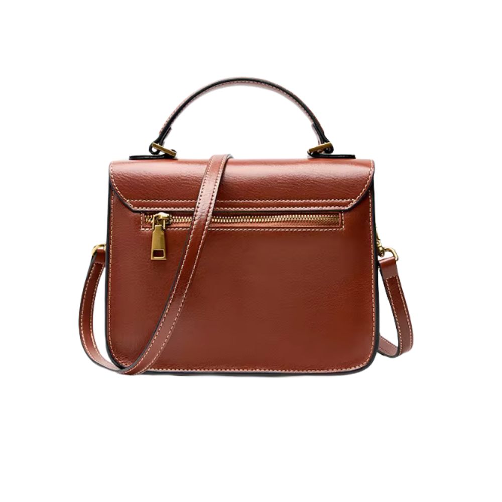 Mariana | Women's Compact Leather Small Satchel Crossbody Handbag