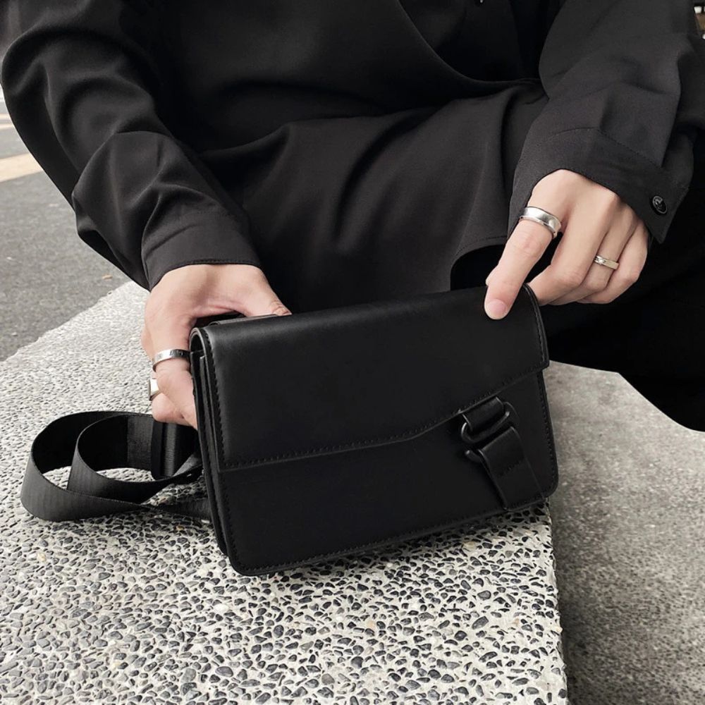 Cali | Men's Compact PU Leather Small Crossbody Bag