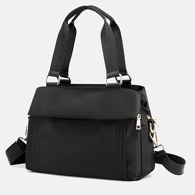 Women's Multi-Layer Large Capacity Nylon Crossbody Travel Bag
