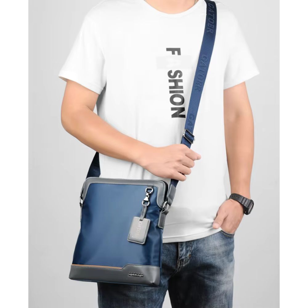 Nylah | Men's Waterproof Oxford Crossbody Travel Bag