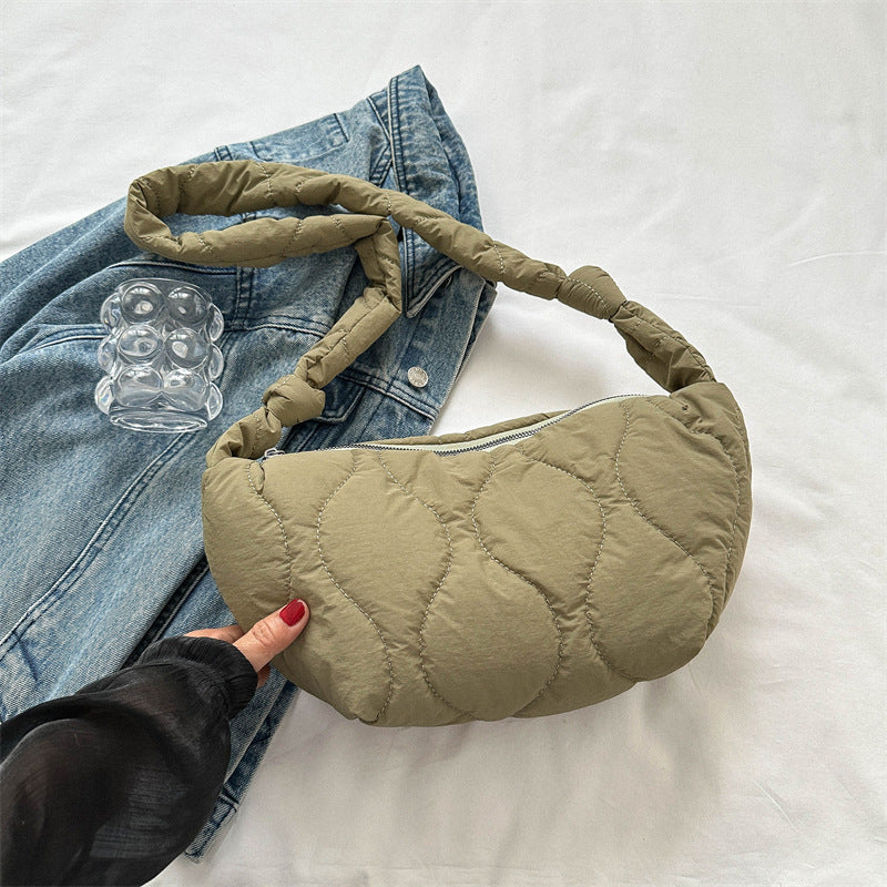Piper | Women's Quilted Puffer Crossbody Messenger Handbag