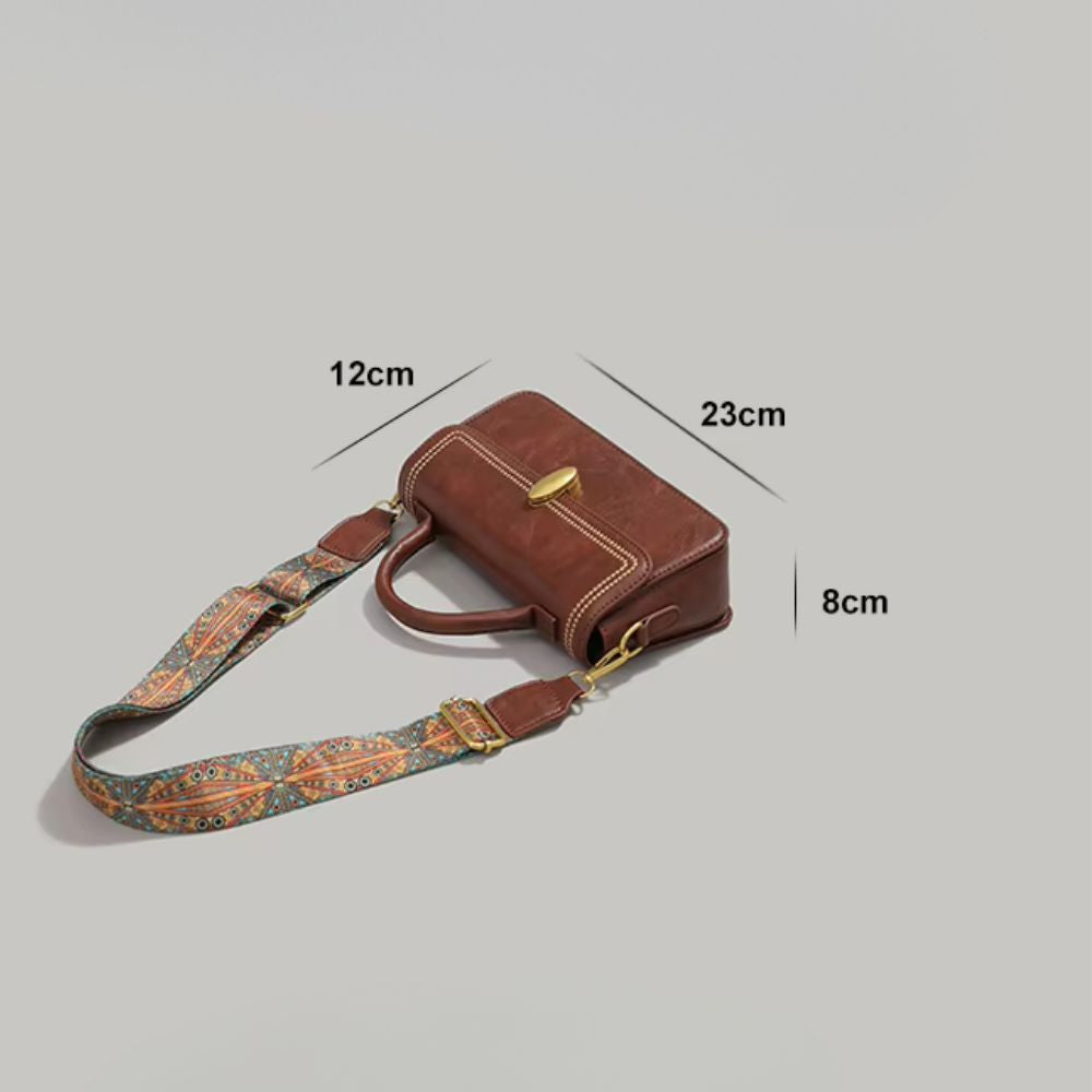 Eleanor | Women's Retro Leather Small Crossbody Handbag