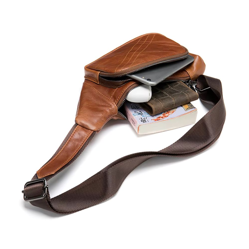 Marley | Men's Waterproof Leather Travel Crossbody Bag