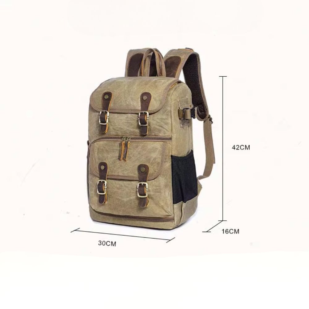 Quinn | Waterproof Canvas Camera Travel Backpack