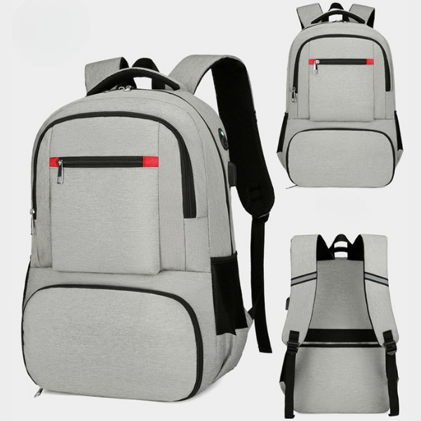 Waterproof Laptop Backpack with USB Spacious Multi Compartment