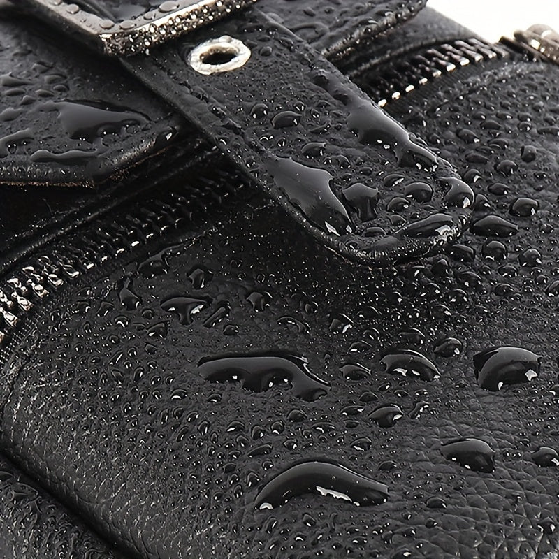 Men's Genuine Leather Anti-Theft Crossbody Bag