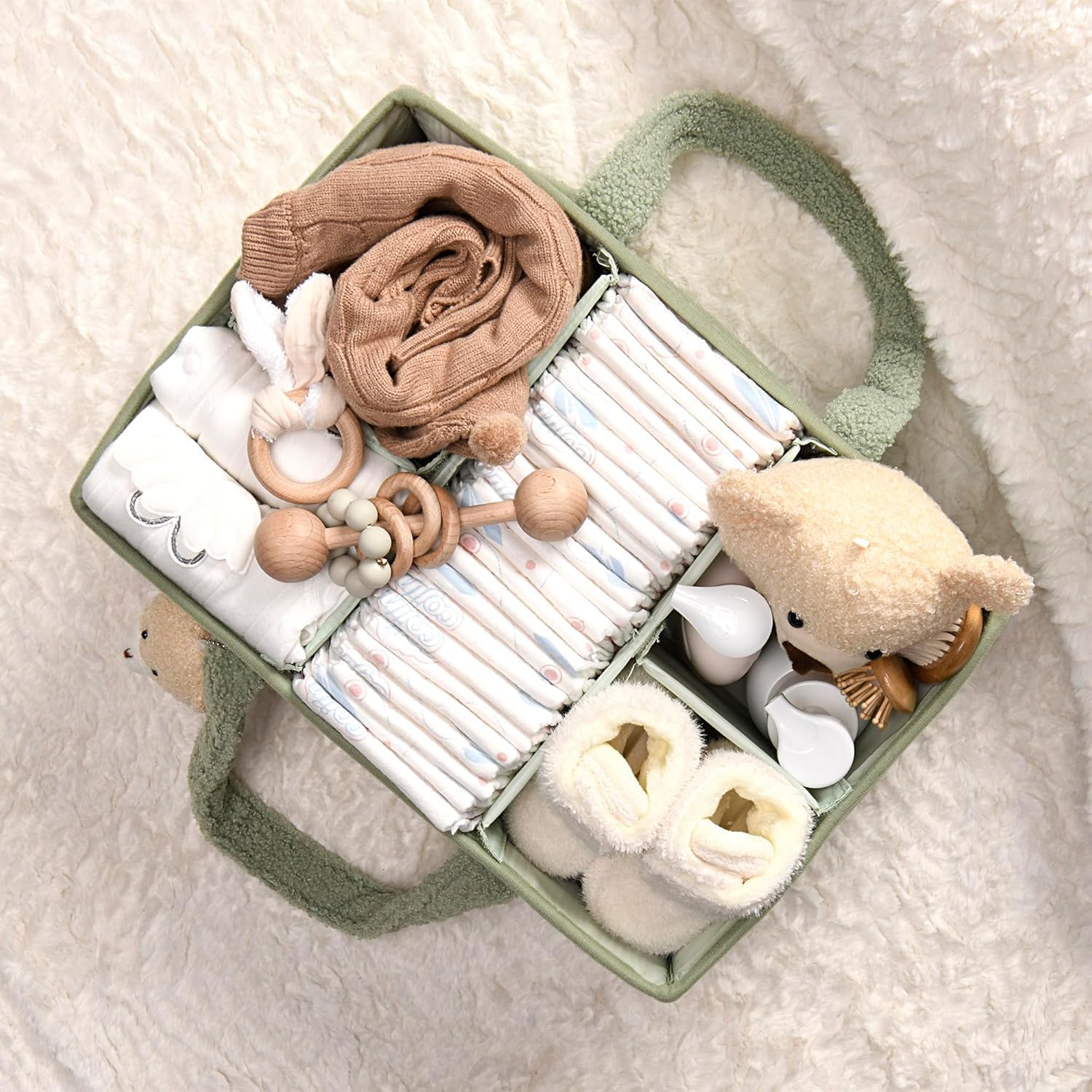Nappy Caddy Organizer for Diapers, Wipes and Nursery Essentials