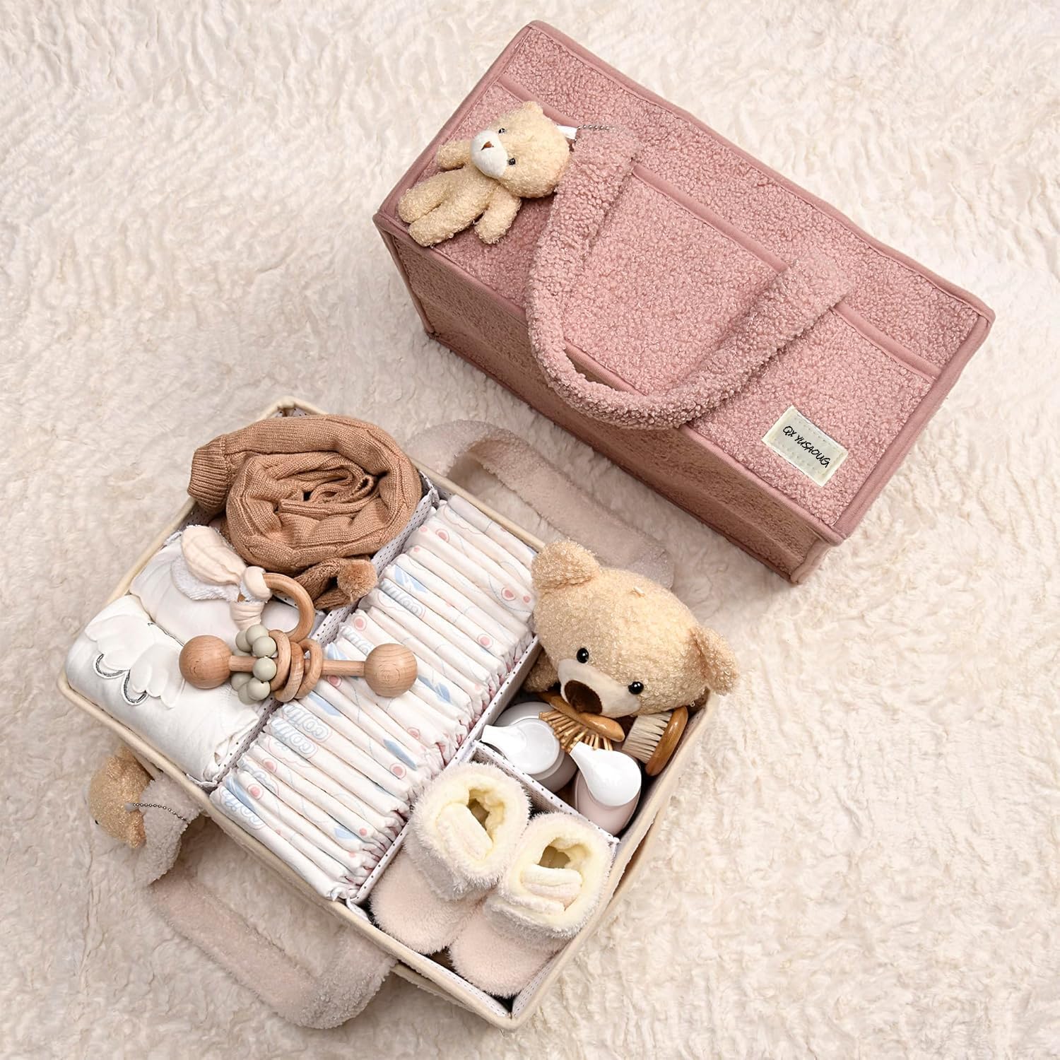 Nappy Caddy Organizer for Diapers, Wipes and Nursery Essentials