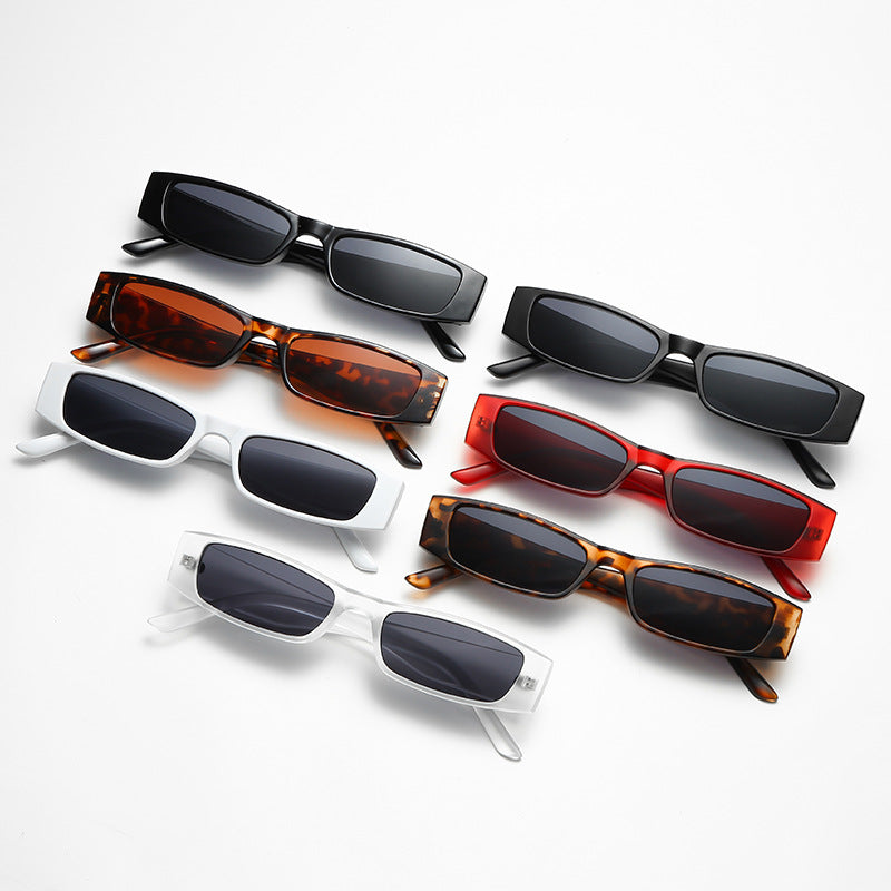 New European And American Retro Small Frame Square Sunglasses Female Trendy Ins Style Street Shooting Sunglasses