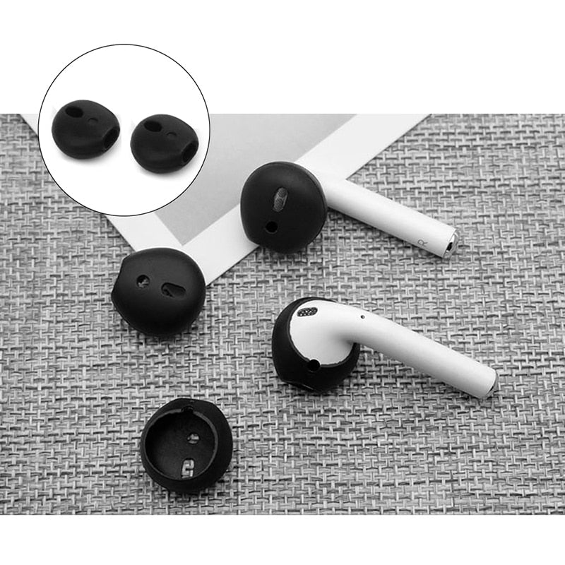Anti lost Silicone Holder for AirPods Portable Anti lost Strap Cord Silicone Protective Eartips for earpods