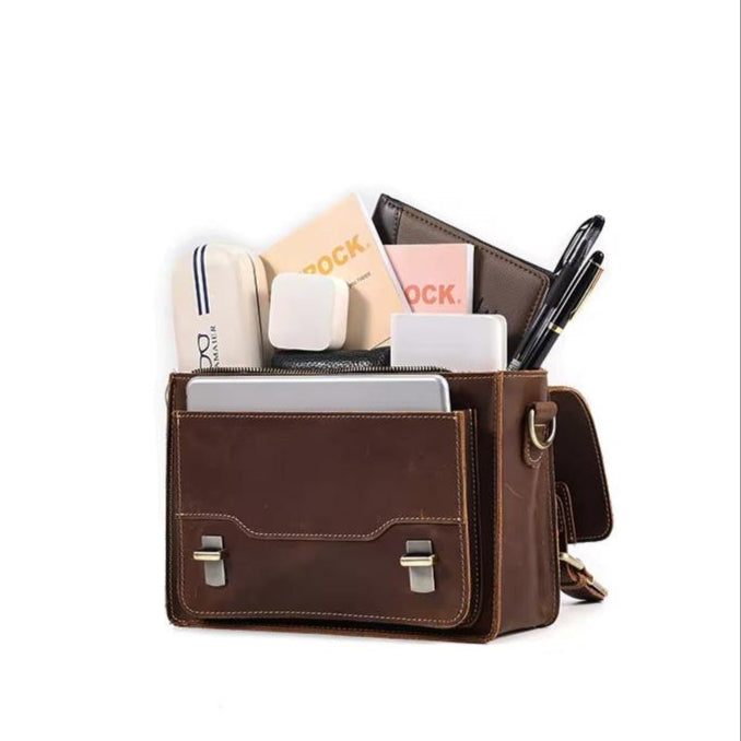 Jameson | Men's Casual Leather Crossbody Messenger Satchel Bag