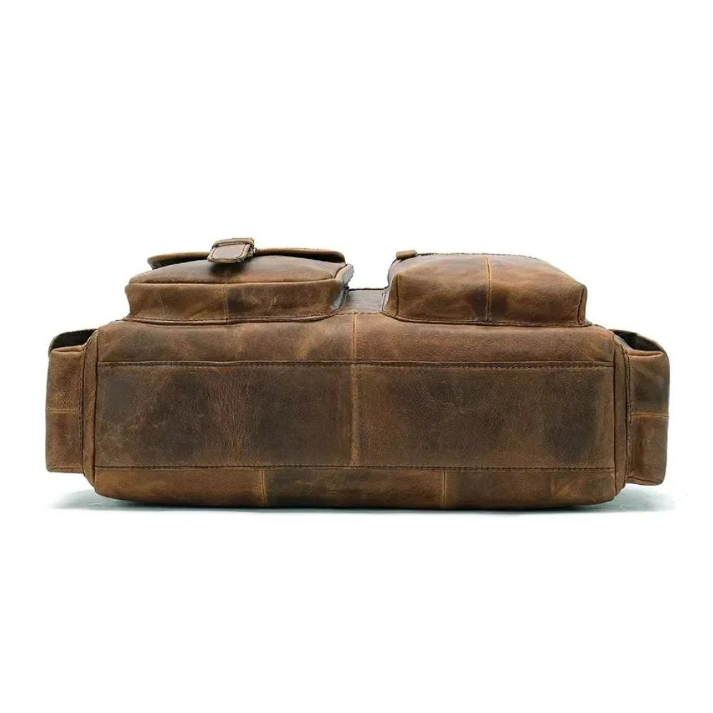 Daniel | Unisex Vintage Leather Travel Messenger Crossbody Bag