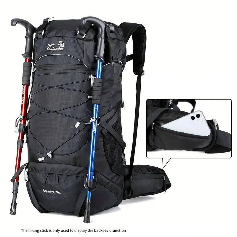 Olivia | Multifunctional Travel Hiking Rucksack Backpack with Rain Cover