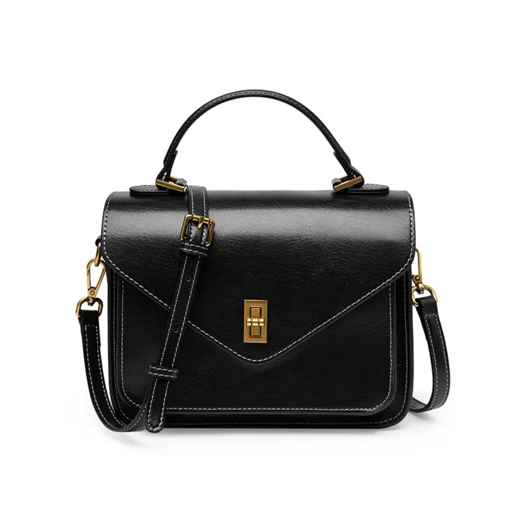 Mariana | Women's Compact Leather Small Satchel Crossbody Handbag