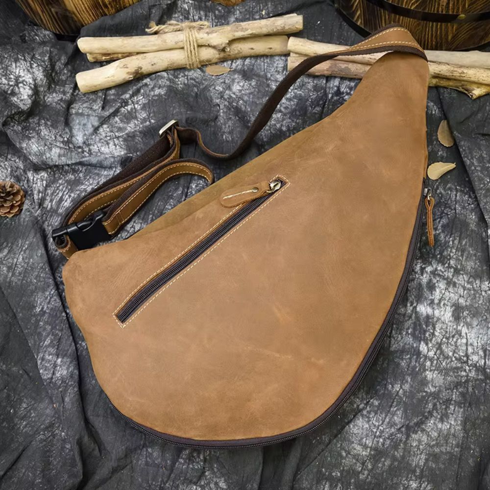 Theo | Men's Leather Travel Crossbody Bag