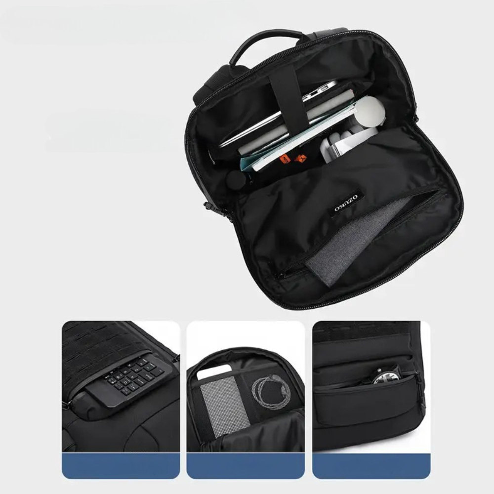 Opal | Large Capacity  Men's Travel Laptop Backpack
