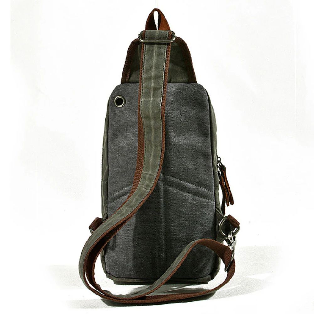 Harry | Men's Waxed Canvas Crossbody Bag