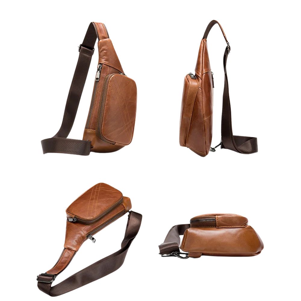 Marley | Men's Waterproof Leather Travel Crossbody Bag