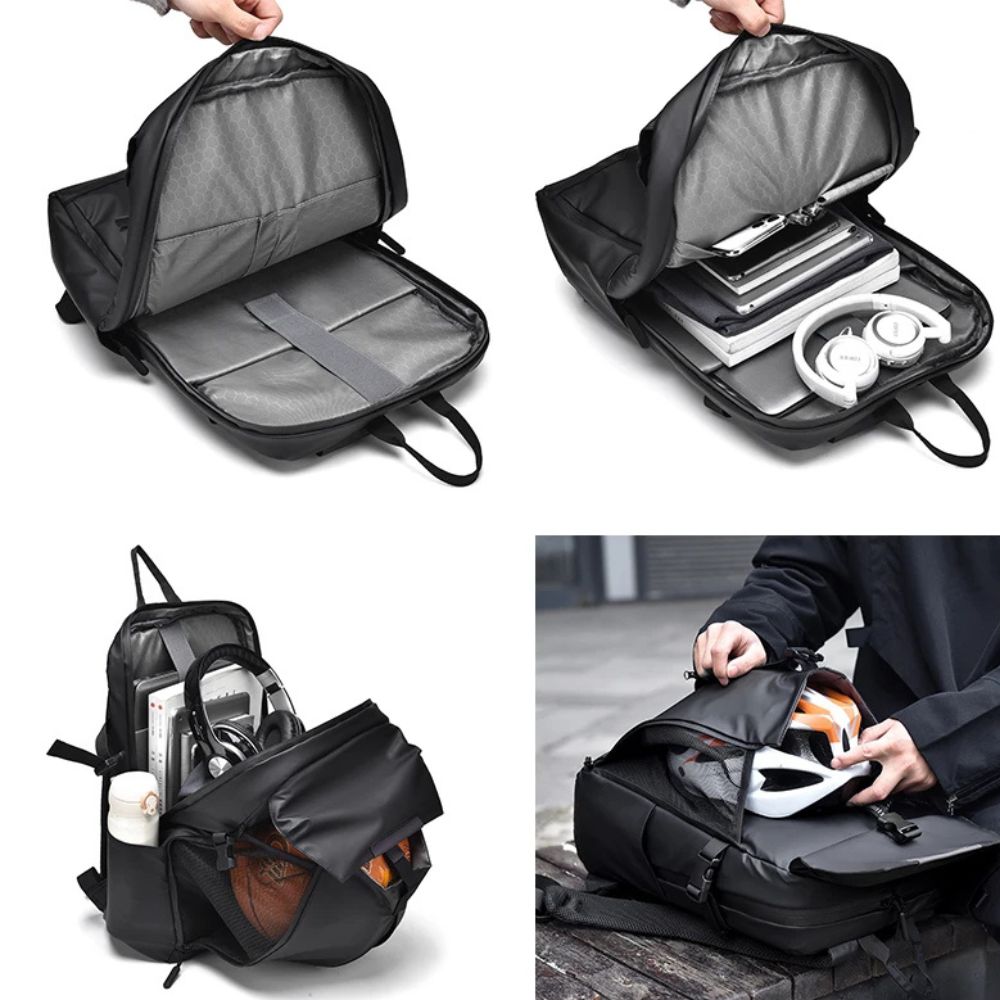 Men's Large Capacity Nylon Laptop Travel Backpack