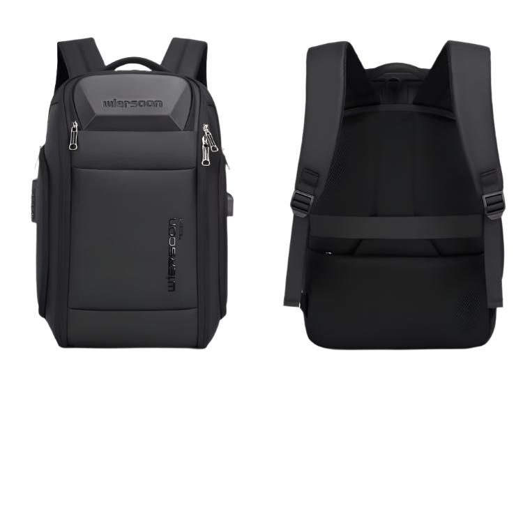 Logan | Men's Large Capacity Travel Hiking Rucksack Laptop Backpack with USB Charging Port