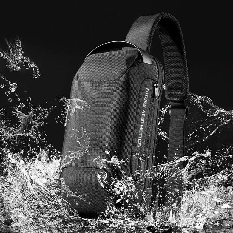 Men's Waterproof Anti-theft Crossbody Sling Travel Bag