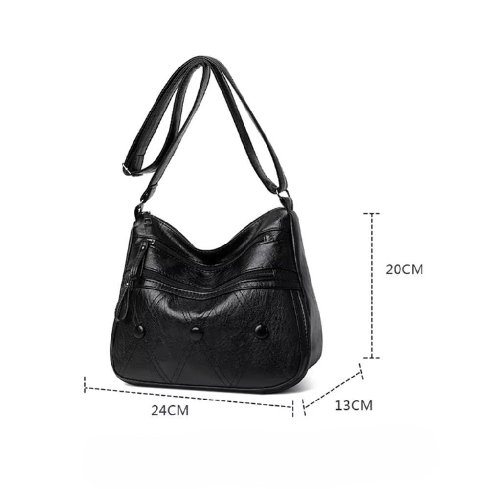 Elsie | Women's Leather Crossbody Messenger Bag