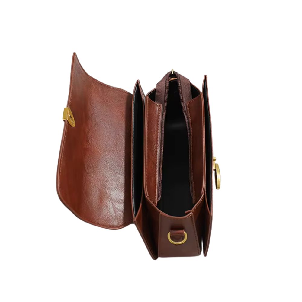 Eleanor | Women's Retro Leather Small Crossbody Handbag