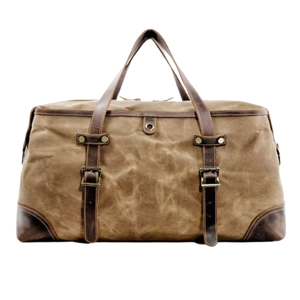 Henry | Large Waxed Canvas Travel Weekender Duffle Bag